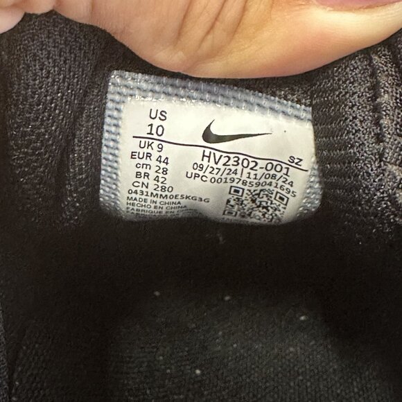 Nike Air Max 1 PRM Men's size 10 Valentine's Day Black HV2302-001 - Picture 9 of 9